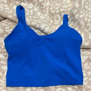 Blue Lululemon align tank. Size 8.
